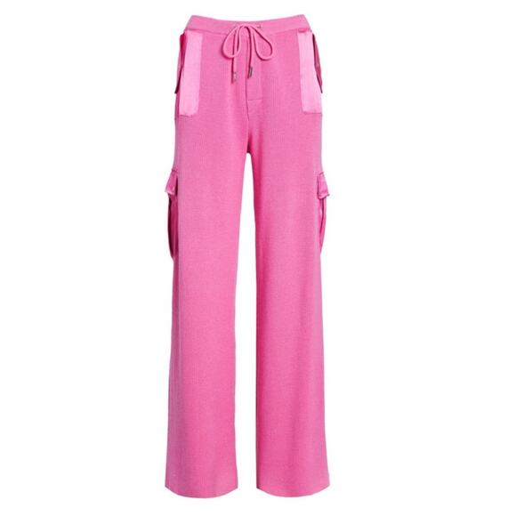 SEROYA - Saph Knit Cargo Pants (Pink) - Picture 1 of 11